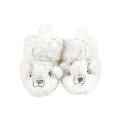 Hudson Baby Unisex Baby Trapper Hat, Mitten and Bootie Set, Cream Bear