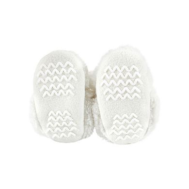 Hudson Baby Unisex Baby Trapper Hat, Mitten and Bootie Set, Cream Bear