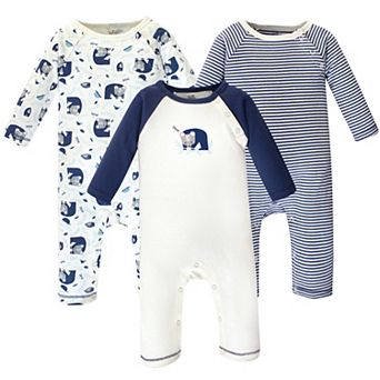 Touched by Nature Baby Boy Organic Cotton Coveralls 3 pk Woodland