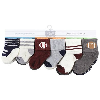 Infant Boys Grow With Me Socks 12pk, Sports