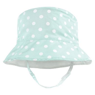 Hudson Baby Infant Girl Sun Protection Hat, Ice Cream Dot
