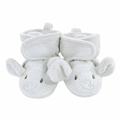 Hudson Baby Unisex Baby Trapper Hat, Mitten and Bootie Set, Gray Elephant