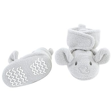 Hudson Baby Unisex Baby Trapper Hat, Mitten and Bootie Set, Gray Elephant