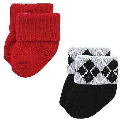 Little Treasure Infant Boy Newborn Socks, Tuxedo