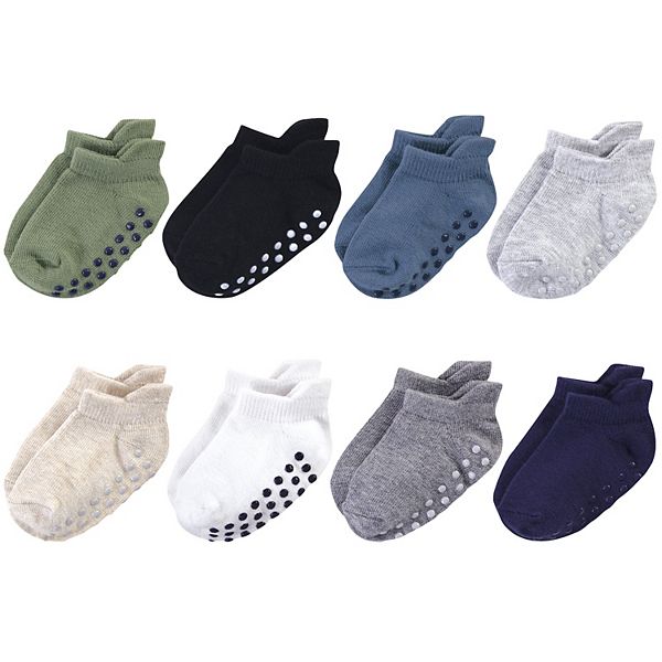 Touched by Nature Baby and Toddler Boy Organic Cotton Socks with Non ...