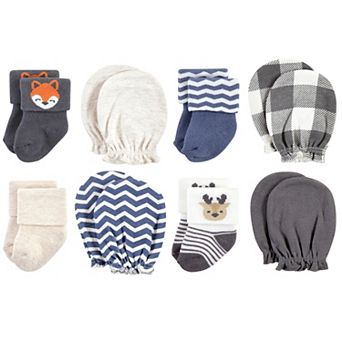 Infant Boy Socks and Mittens Set, Woodland Boy