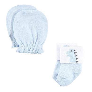 Infant Boy Socks and Mittens Set, Dinosaur