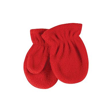 Hudson Baby Unisex Baby Trapper Hat, Mitten and Bootie Set, Santa, 18-24 Months