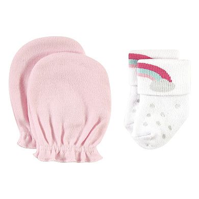Infant Girl Socks and Mittens Set, Unicorn