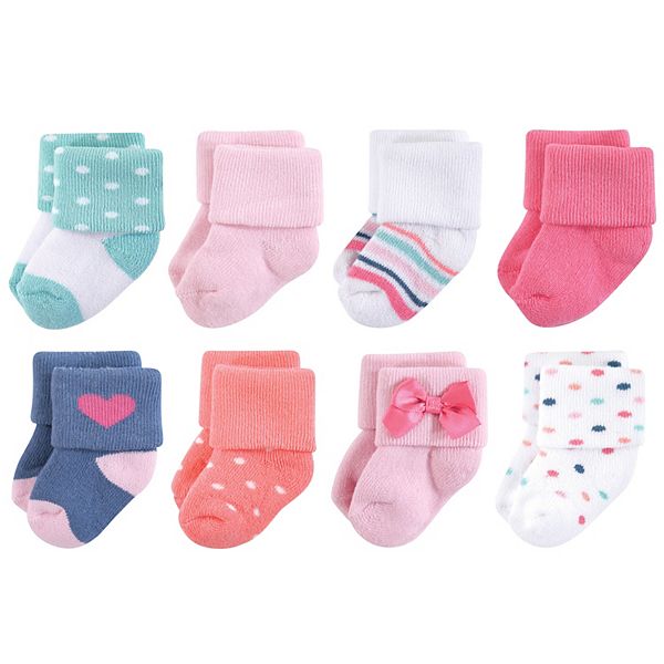 Little Treasure Baby Girl Newborn Socks, Confetti