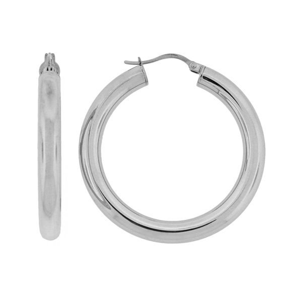 Women Stainless Custom Earring  Stainless Steel Hoop Earrings