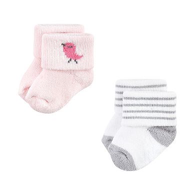 Infant Girls Grow With Me Socks 12pk, Bird