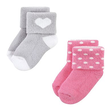 Infant Girls Grow With Me Socks 12pk, Bird