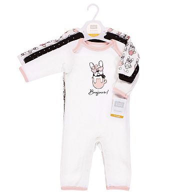 Hudson Baby Baby Cotton Coveralls, Bear Tuta Elegante, Orso Polare, 1 Mese Unisex-Bimbi
