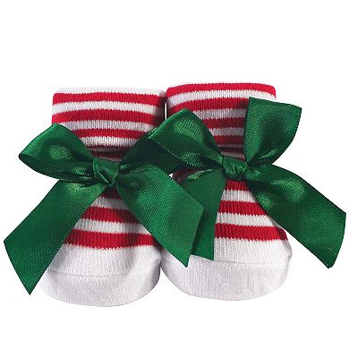 Infant Girl Socks Boxed Giftset, Christmas Snowflake, One Size