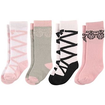 Luvable Friends Baby Girl Socks Set, Ballet