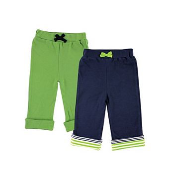 Yoga Sprout Baby Boy Cotton Pants 2 pk Turtle
