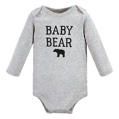 Hudson Baby Unisex Baby Cotton Bodysuit and Pant Set, Buffalo Plaid Moose Bear