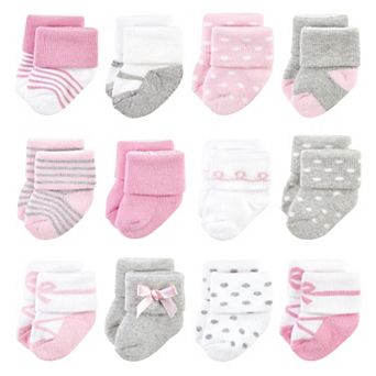 Little Treasure Infant Girl Newborn Socks, Ballerina