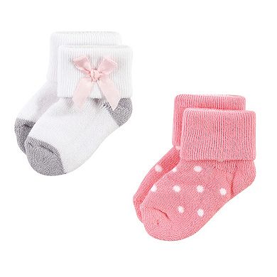 Infant Girls Grow With Me Socks 12pk, Kitten