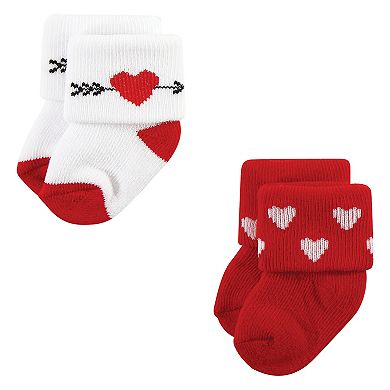 Hudson Baby Unisex Baby Holiday Newborn Terry Socks, Valentine Easter