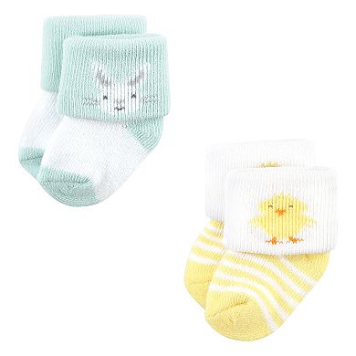 Hudson Baby Unisex Baby Holiday Newborn Terry Socks, Valentine Easter