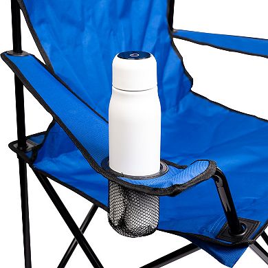 Folding Chairs with Cup Holder and Carry Bag