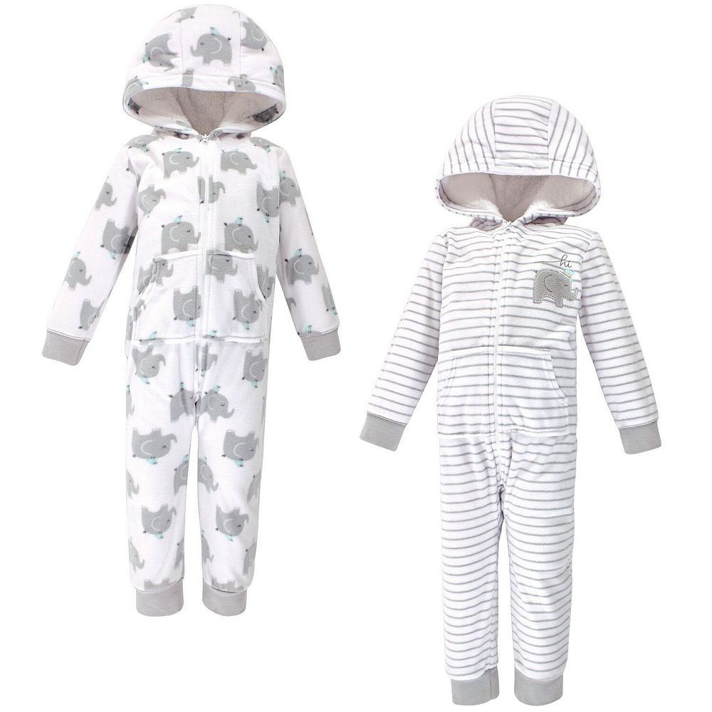 Hudson Baby Toddler Fleece Jumpsuits, Coveralls, and Playsuits 2pk Set ...