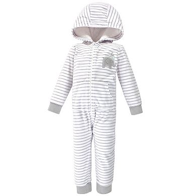 Hudson Baby Toddler Fleece Jumpsuits, Coveralls, and Playsuits 2pk, Elephants