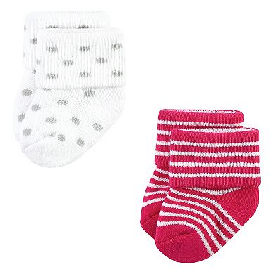 Little Treasure Infant Girl Newborn Socks, Polished