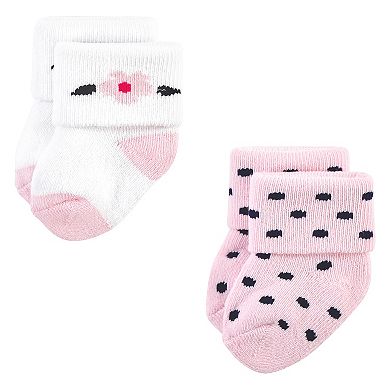 Little Treasure Infant Girl Newborn Socks, Polished