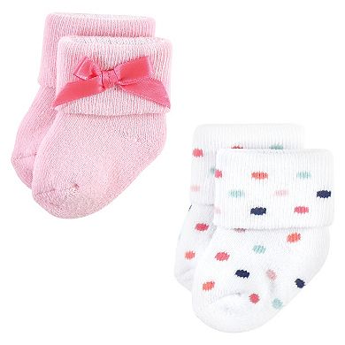 Little Treasure Infant Girl Newborn Socks, Confetti
