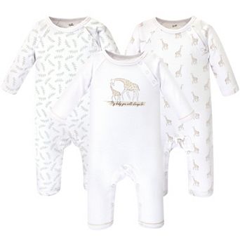 Touched by Nature Baby Organic Cotton Coveralls 3 pk Little Giraffe