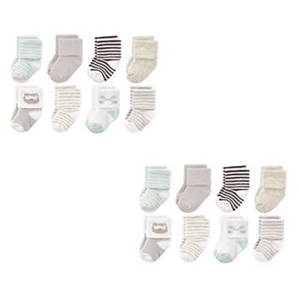 Luvable Friends Unisex Baby Newborn and Baby Terry Socks, Owl 16 pc