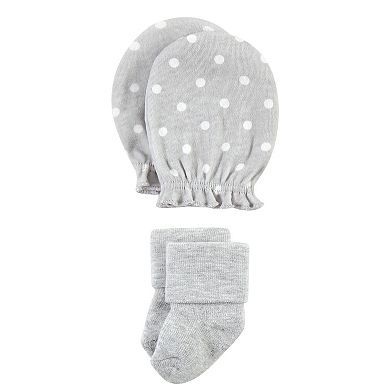 Infant Girl Socks and Mittens Set, Woodland Girl