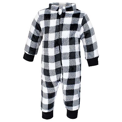 Hudson Baby Unisex Toddler Plush Jumpsuits, Gray Penguin