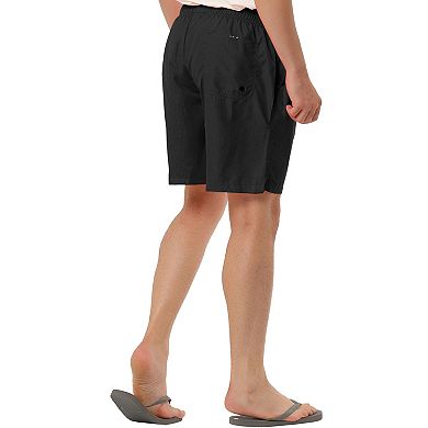 Men's Summer Holiday Beach Drawstring Waist Surfing Mesh Lining Swim Shorts