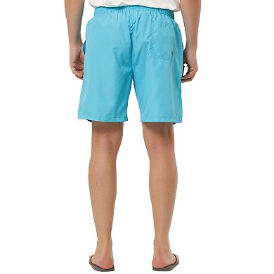 Men's Summer Casual Beach Elastic Waistband Surfing Mesh Lining Board Shorts