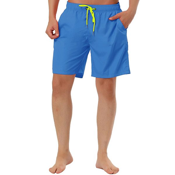 Men's Summer Holiday Beach Elastic Waistband Surfing Mesh Lining Swim ...