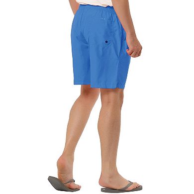 Men's Summer Holiday Beach Elastic Waistband Surfing Mesh Lining Swim Shorts