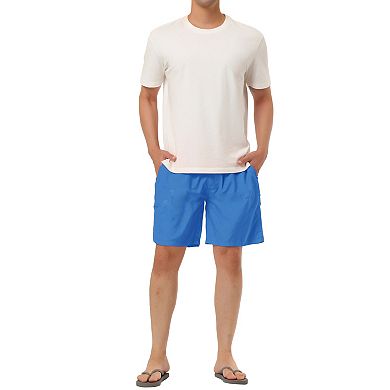 Men's Summer Holiday Beach Elastic Waistband Surfing Mesh Lining Swim Shorts
