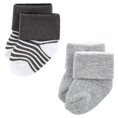 Hudson Baby Unisex Baby Cotton Rich Newborn and Terry Socks, Farm 12-Pack