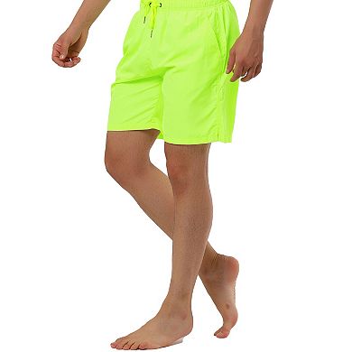 Men's Summer Casual Beach Drawstring Surfing Mesh Lining Board Shorts
