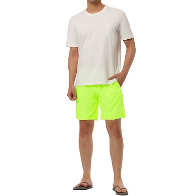 Men's Summer Casual Beach Drawstring Surfing Mesh Lining Board Shorts