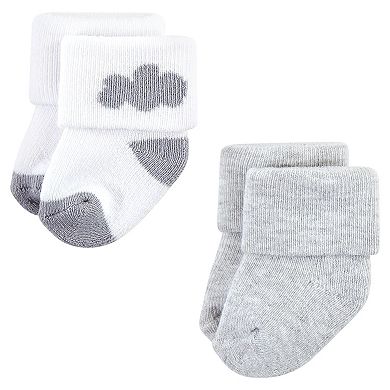 Hudson Baby Unisex Baby Cotton Rich Newborn and Terry Socks, Sheep 12-Pack, 6-12 Months