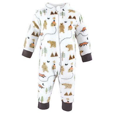 Hudson Baby Unisex Toddler Plush Jumpsuits, Camping