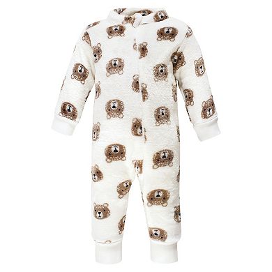 Hudson Baby Unisex Toddler Plush Jumpsuits, Bear