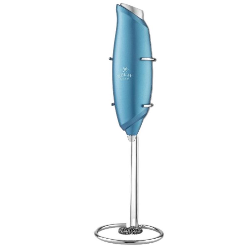 Zulay Kitchen Classic Milk Frother With Stand - Matte Sky Blue, 1