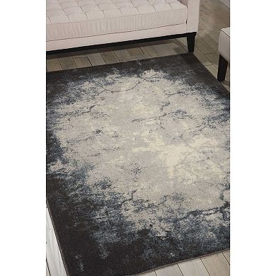 Nourison Maxell Ivory/Gray Area Rug