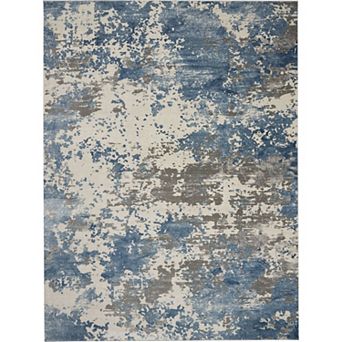 Nourison Rustic Textures Modern Brushstrokes Indoor Area Rug
